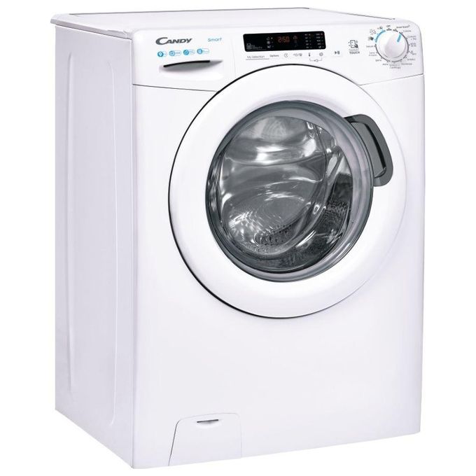 Candy Smart  CS1292DE-11 Lavatrice a carica frontale 9 kg classe D 1200 giri 16 programmi Kilo detector Smart Check up NFC bianco 60x52x85