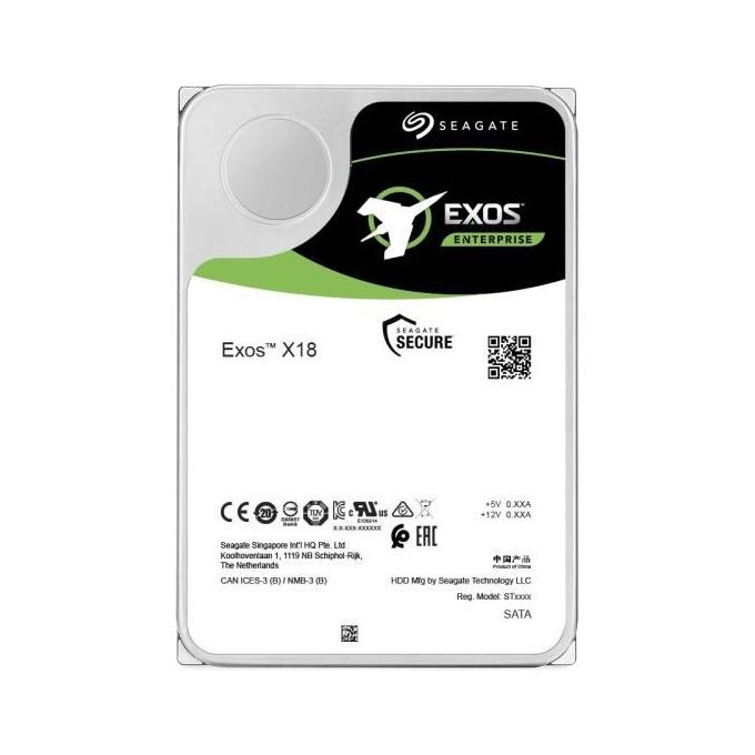 Seagate Exos X18 3.5'' Disco Rigido Interno 16000Gb Serial ATA III
