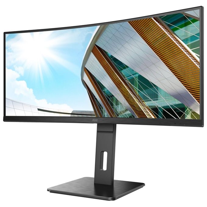 AOC Monitor 34'' LCD VA Curvo Gaming CU34P2A 3440X1440 QHD Tempo di Risposta 1 ms