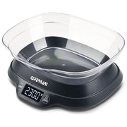 G3 Ferrari Ginny G20093 – Bilancia da cucina digitale, portata massima 5 kg, precisione 1 g, display LCD retroilluminato, funzioni tara e conversione unita', alimentazione 2 batterie AAA, colore nero