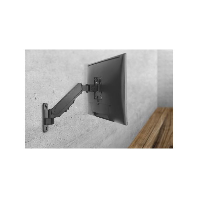 Digitus Supporto Universale per Monitor con Molla a Gas per Installazione a Muro