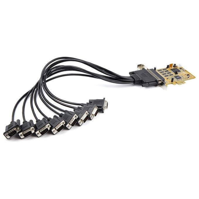 StarTech.com Scheda Seriale PCI Express a 8 Porte Scheda Adattatore Seriale PCIe RS232