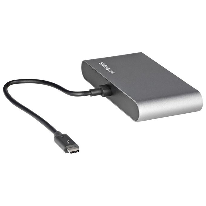 StarTech.com TB3DKM2HDL Thunderbolt 3 Mini Dock TB3 Docking Station per 2 Monitor HDMI 4K 60Hz