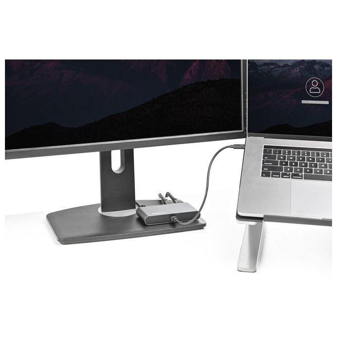 StarTech.com TB3DKM2HDL Thunderbolt 3 Mini Dock TB3 Docking Station per 2 Monitor HDMI 4K 60Hz