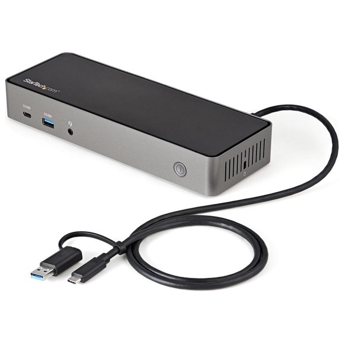 StarTech.com DK31C3HDPDUE Usb-C e Usb-A Dock Docking Station Universale Triplo Monitor DisplayPort e Hdmi 4K 60Hz 85W Power Delivery
