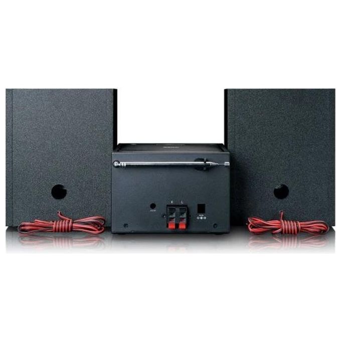 Lenco MC-250 Impianto Compatto con WLan Radio Digitale con DAB+ e Wi-Fi Radio FM Lettore Cd-Mp3 Nero