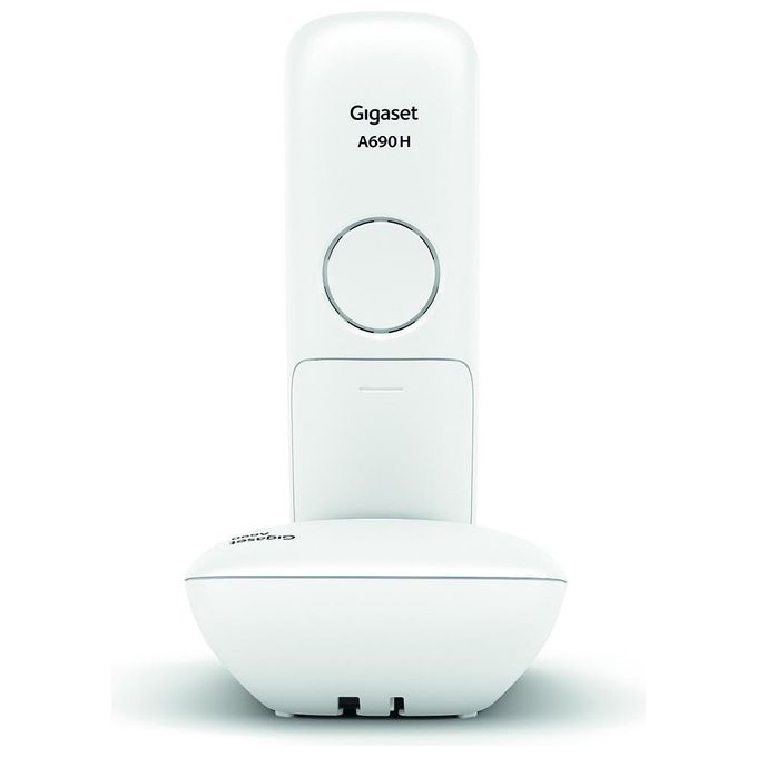 Gigaset A690 Cordless Display 2'' Vivavoce Rubrica Bianco