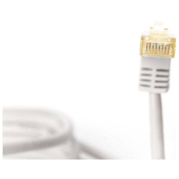 DIGITUS cavo rete s-ftp cat.6a doppia schermatura lsoh colore grigio mt. 10 connettore 90°