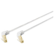DIGITUS cavo rete s-ftp cat.6a doppia schermatura lsoh colore grigio mt. 10 connettore 90°
