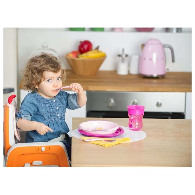 Chicco Set Pappa 12 Mesi Rosa