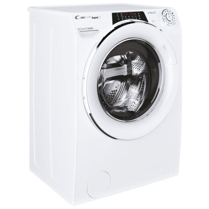 Candy RO 1496DWMCE-1-S Rapido' Lavatrice Carica Frontale Snap and Wash Classe energetica A (A+++) Capacita' di carico 9 kg Centrifuga 1400 giri Motore Inverter Wifi + Bluetooth