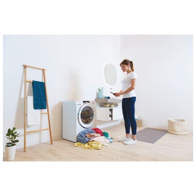 Candy RO 1496DWMCE-1-S Rapido' Lavatrice Carica Frontale Snap and Wash Classe energetica A (A+++) Capacita' di carico 9 kg Centrifuga 1400 giri Motore Inverter Wifi + Bluetooth