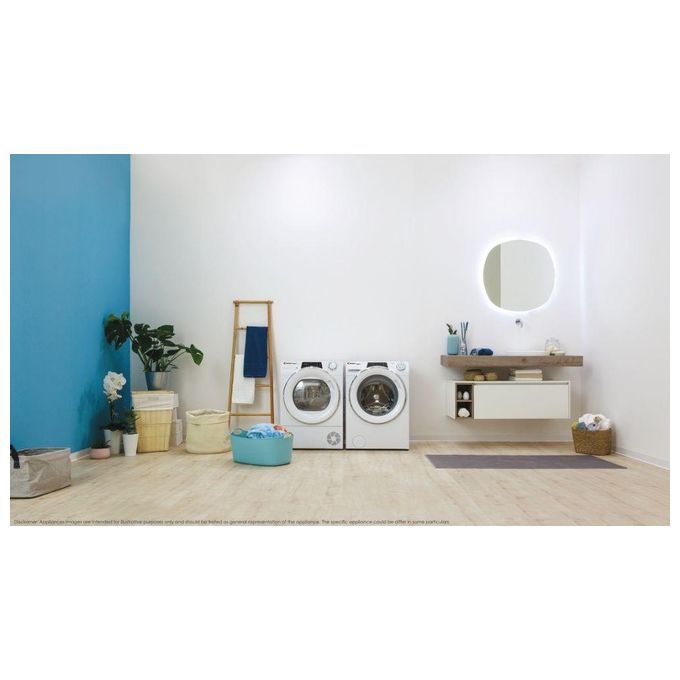 Candy RO 1496DWMCE-1-S Rapido' Lavatrice Carica Frontale Snap and Wash Classe energetica A (A+++) Capacita' di carico 9 kg Centrifuga 1400 giri Motore Inverter Wifi + Bluetooth