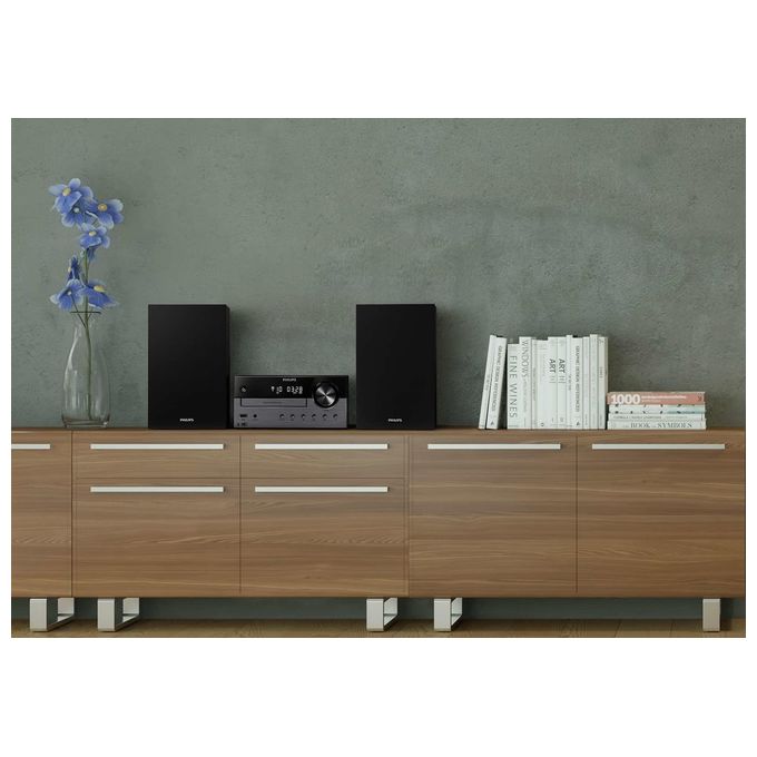 Philips TAM4505 Microsistema Audio per la Casa Nero-Grigio 60W