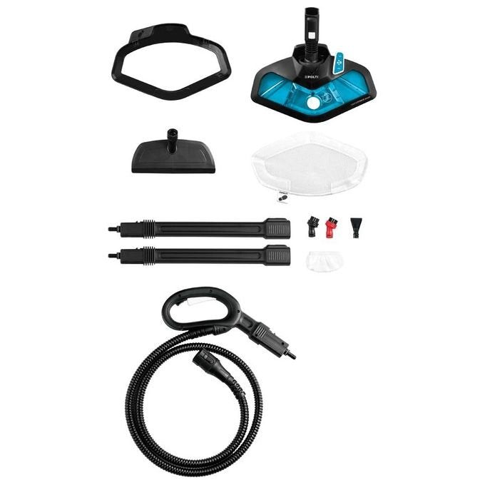 Polti PTEU0276 Vaporetto Smart 100 B Pulitore a Vapore 1500 W 4 bar 110 g-min autonomia illimitata colore Bianco Blu