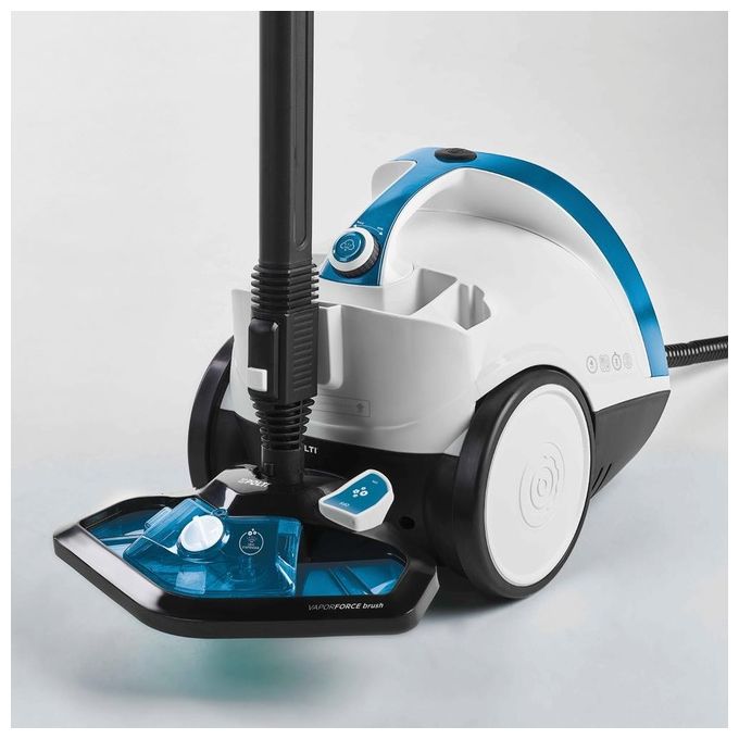 Polti PTEU0276 Vaporetto Smart 100 B Pulitore a Vapore 1500 W 4 bar 110 g-min autonomia illimitata colore Bianco Blu