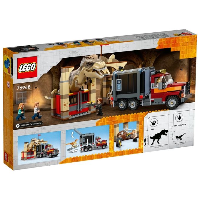 LEGO Jurassic World la Fuga del T.Rex e dell'Atrociraptor