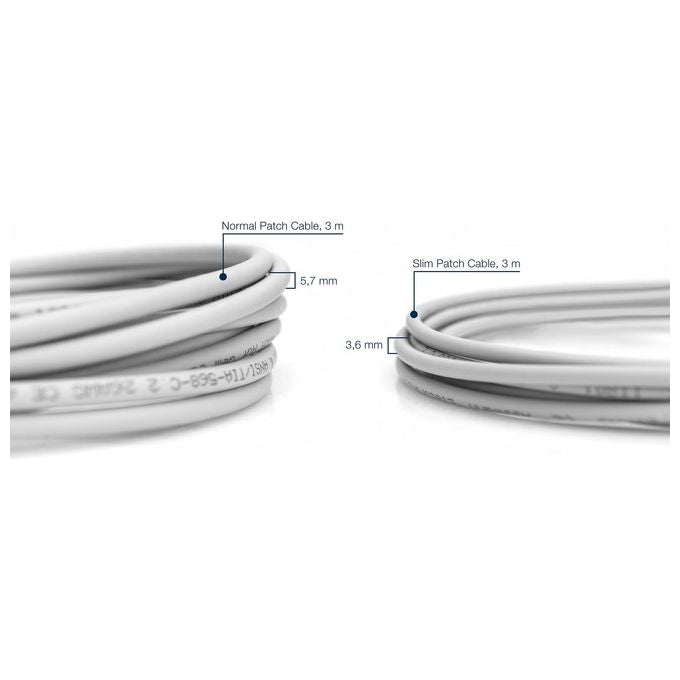 DIGITUS cavo schermato cat 6 u-ftp slim lszh mt 0,25