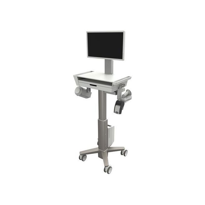 Ergotron CareFit Slim 2.0 Grigio-Bianco Universale Carrello Multimediale