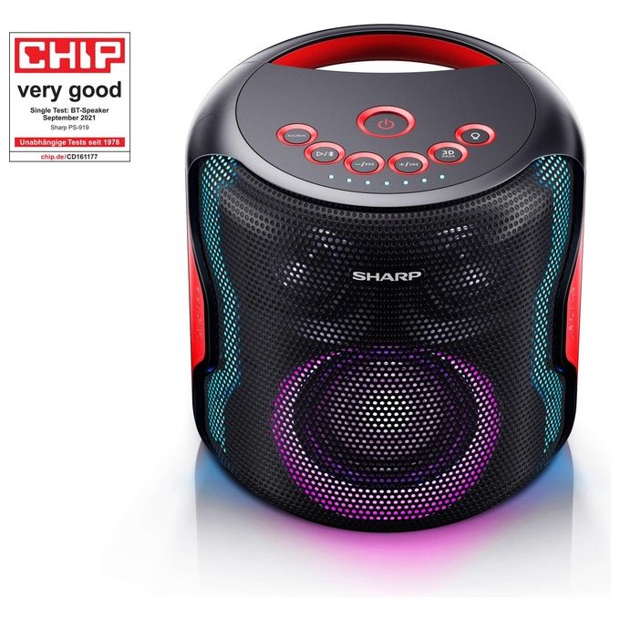 Sharp PS-919 Sistema di Altoparlanti Portatile 2.1 Nero 130 W
