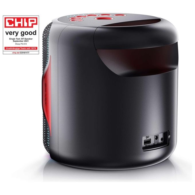 Sharp PS-919 Sistema di Altoparlanti Portatile 2.1 Nero 130 W
