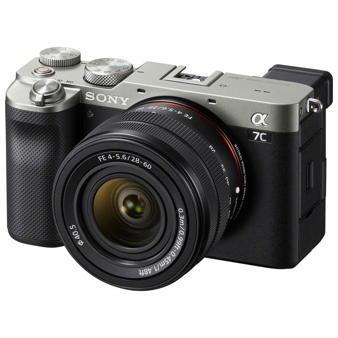Sony Alpha 7c Fotocamera Digitale Mirrorless Full-Frame Milc 242Mp Cmos 6000x4000 Pixel Nero-Argento