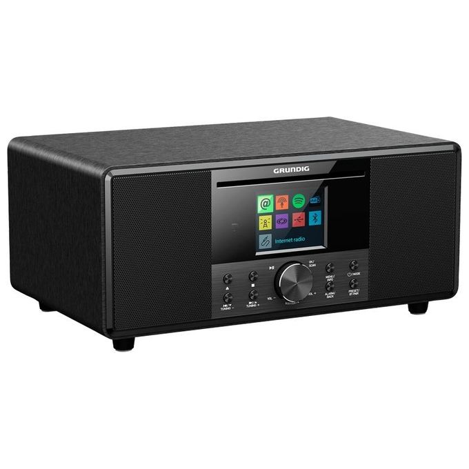 Grundig DTR 7000 2.0 DAB+ WEB Radio Digitale Nero
