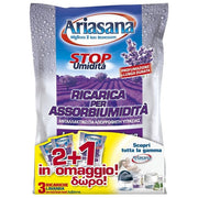 Henkel Ricarica Sale Assorbiumidita' Confezione 3 Buste da 450gr Lavanda Ariasana