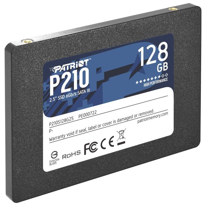 Patriot Memory P210 Unita' allo Stato Solido 2.5'' 128Gb Serial ATA III