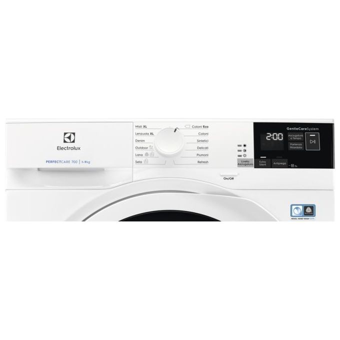 Electrolux EW8H492W Perfect Care 700 Asciugatrice a Pompa di Calore Classe energetica A++ Capacita' di carico 9 Kg Motore Inverter SensiCare System