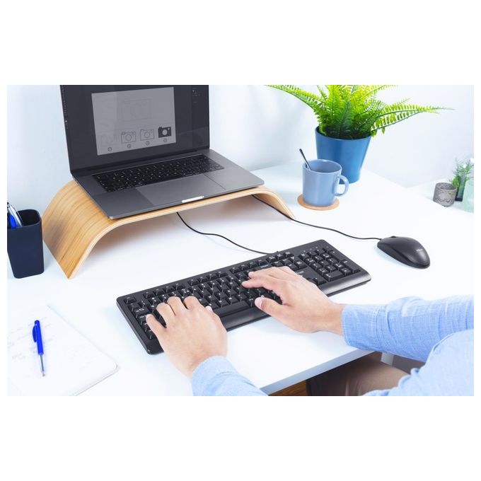 Trust Primo Tastiera Usb Qwerty Inglese Nero