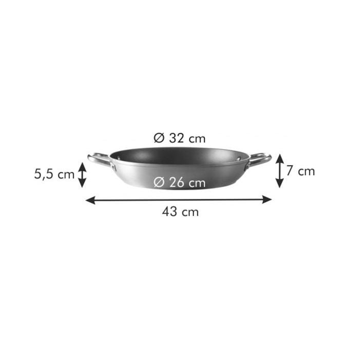 Tescoma Tegame 2 Manici cm 32 Grandchef