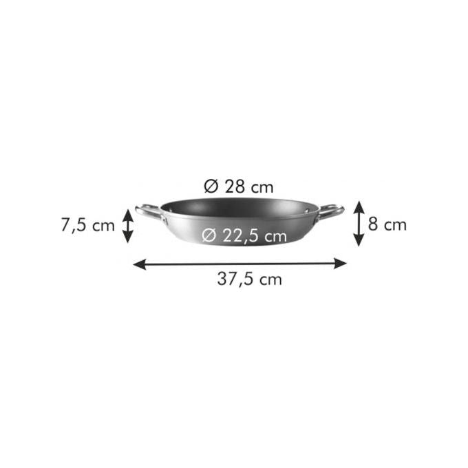 Tescoma Tegame alto 2 Manici cm 28 Grandchef