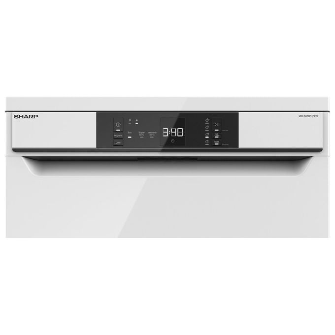 Sharp QWNA1CF47EW Lavastoviglie Libera Installazione 13 Coperti Classe energetica E 4 Programmi 60 cm Bianco