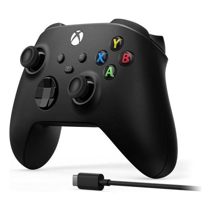 Microsoft Xbox Wireless Controller con Cavo Usb-C Analogico-digitale Nero