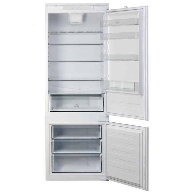 Hotpoint BCB 4010 E Frigorifero Combinato da  Incasso 400 Litri Classe Energetica F Low Frost Guarnizione Antimuffa Tecnologia Active Fresh 193.5 cm Bianco