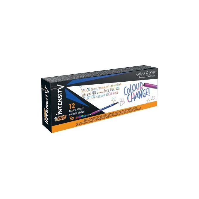 Bic Confezione 12 Intensit Fineliner Color Change