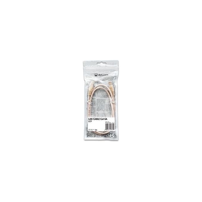 Atlantis Land P019-LN_6A-U-2C Cavo di Rete 2mt Cat6a U-UTP (UTP)