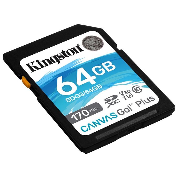 Kingston Technology Canvas Go! Plus Memoria Flash 64Gb SD UHS-I Classe 10