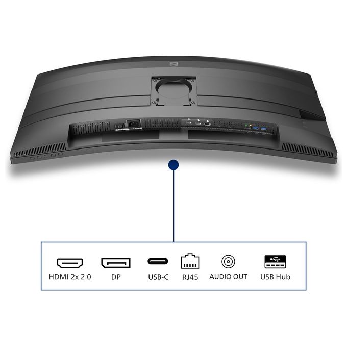 Philips 5000 series 34B2U5600C-00 Monitor PC 34'' 3440x1440 Pixel Dual QHD LCD Grigio
