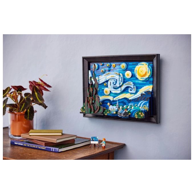 LEGO Ideas set costruzione 3D notte stellata di Van Gogh 2316 pezzi per adulti 21333