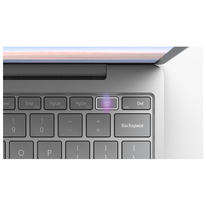 Microsoft Surface Laptop Go, Processore Intel Core i5-1035G1, Ram 4Gb, 64 Giga SSD, Display 12.4'', Windows 10 Pro