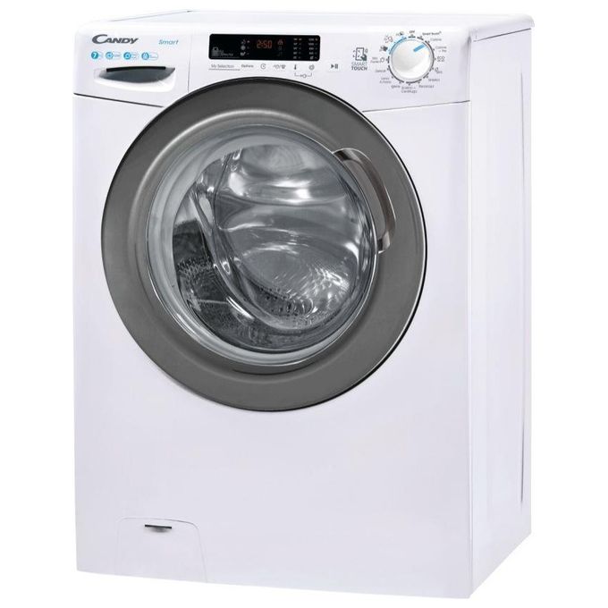 Candy CSS41272DWSE-11 Smart Lavatrice Slim 7 Kg 1200 rpm Classe C NFC Vapore (85x60x45 cm) colore Bianco