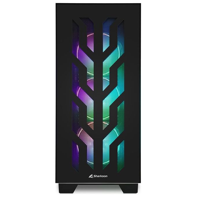 Sharkoon ELITE SHARK CA300T Midi Tower Nero