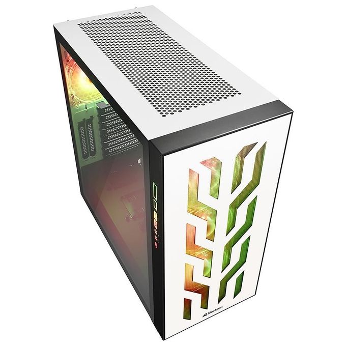 Sharkoon ELITE SHARK CA300T Midi Tower Bianco