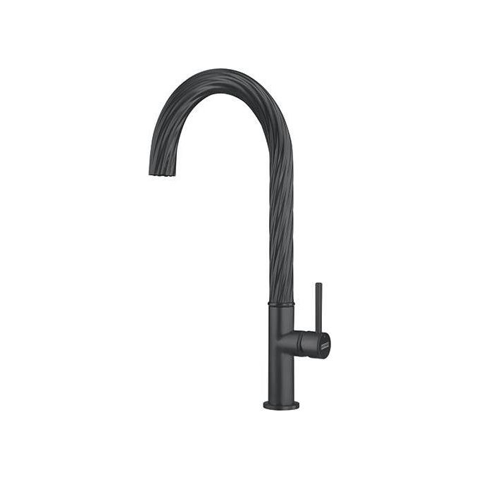 Franke Maris Free Miscelatore monocomando monogetto con canna girevole 360° Nero Opaco 115.0543.285
