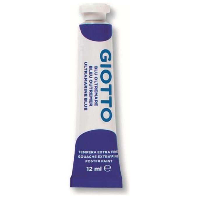 Giotto Confezione 6 Tubi Tempera 12ml Blu Oltremare