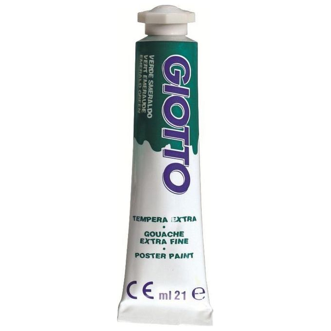 Giotto Confezione 6 Tubi Tempera 21ml Verde Smeraldo