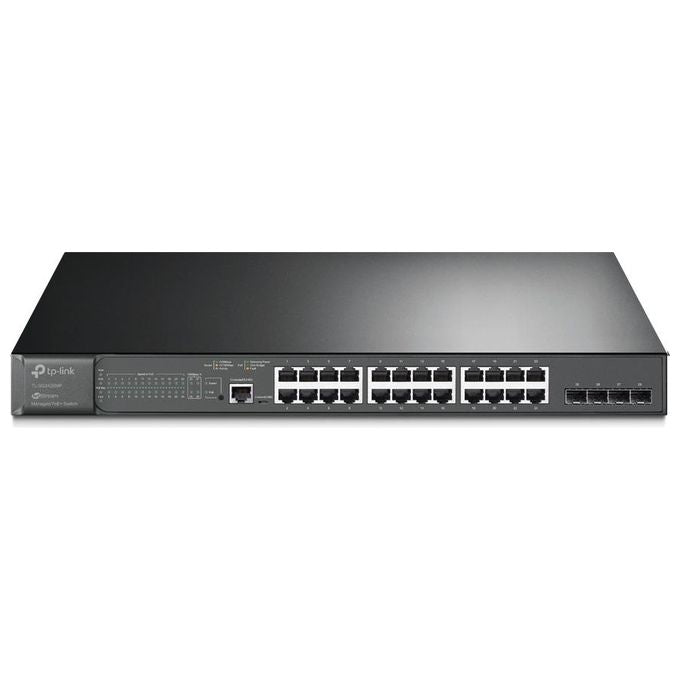 Tp-Link TL-SG3428MPp Switch di Rete Gestito L2-l2+ Gigabit Ethernet 10-100-1000 Supporto Power Over Ethernet Nero
