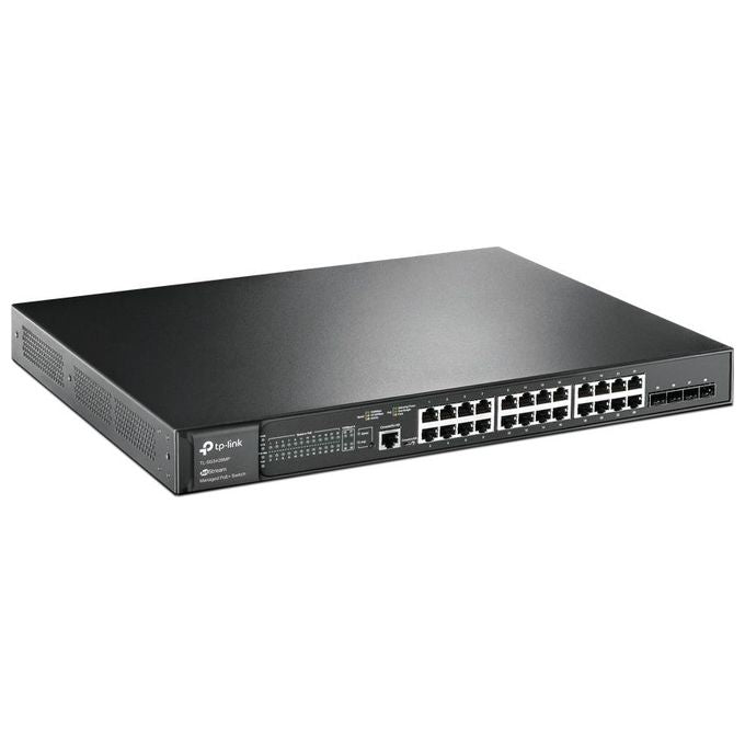 Tp-Link TL-SG3428MPp Switch di Rete Gestito L2-l2+ Gigabit Ethernet 10-100-1000 Supporto Power Over Ethernet Nero
